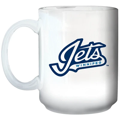 Jets de Winnipeg 15 oz. Tasse à logo primaire