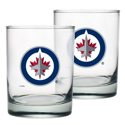 Winnipeg Jets 2-Pack 13.5oz. Rocks Glass Set