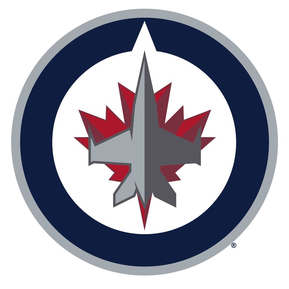 Winnipeg Jets 36'' x 36'' Team Logo Repositionable Wall Decal