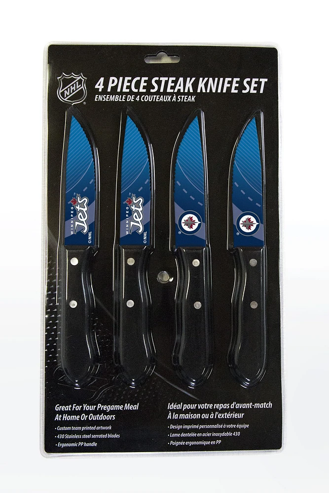 Winnipeg Jets 4-Piece Steak Knife Set