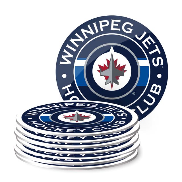 Jets de Winnipeg - Ensemble de 8 sous-verres