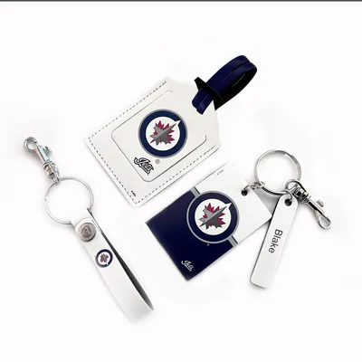 Winnipeg Jets - Leather Three-Piece Gift Pack with Personalized Tag