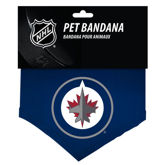 Bandana pour animaux de compagnie des Jets Winnipeg