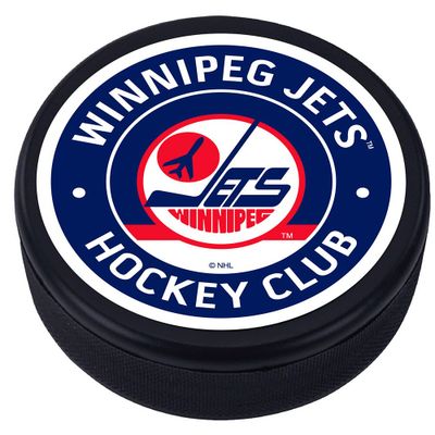 Winnipeg Jets - Vintage Classic Textured Hockey Puck