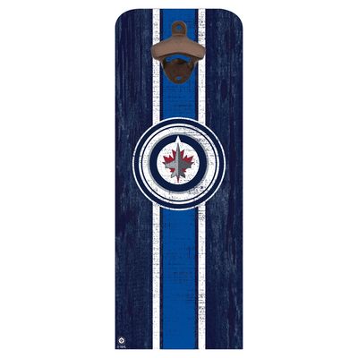 Winnipeg Jets Wall Mounted Bottle - Opener