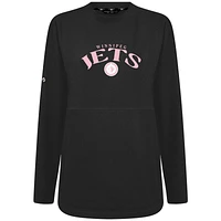 Women's Levelwear Winnipeg Jets Mother's Day Beaudry Arched Pullover Sweatshirt