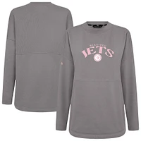 Sweat-shirt à col roulé Beaudry pour la fête des mères Jets de Winnipeg femmes, gris Levelwear