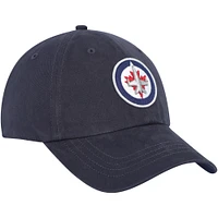 Casquette ajustable Miata Clean Up de l'équipe Miata des Jets de Winnipeg '47 bleu marine pour femmes