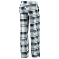 Pantalon en flanelle Concepts Sport bleu marine/gris pour femmes, Jets de Winnipeg Accolade