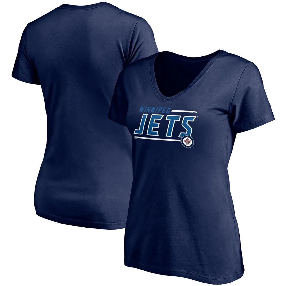 Lids Winnipeg Jets Fanatics Branded Women's Alternate Logo V-Neck T-Shirt -  Navy