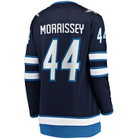 Fanatics pour femmes Josh Morrissey Navy Winnipeg Jets Joueur échappé à domicile - Maillot