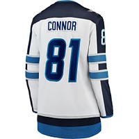 Women's Fanatics Kyle Connor White Winnipeg Jets Premier Breakaway Away - Player Jersey