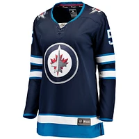 Maillot de joueur échappé à domicile des Jets Winnipeg, bleu marine, Luke Schenn, fanatiques féminines