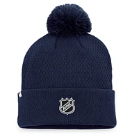 Women's Fanatics Navy Winnipeg Jets 2022 NHL Draft - Authentic Pro Road Cuffed Knit Hat