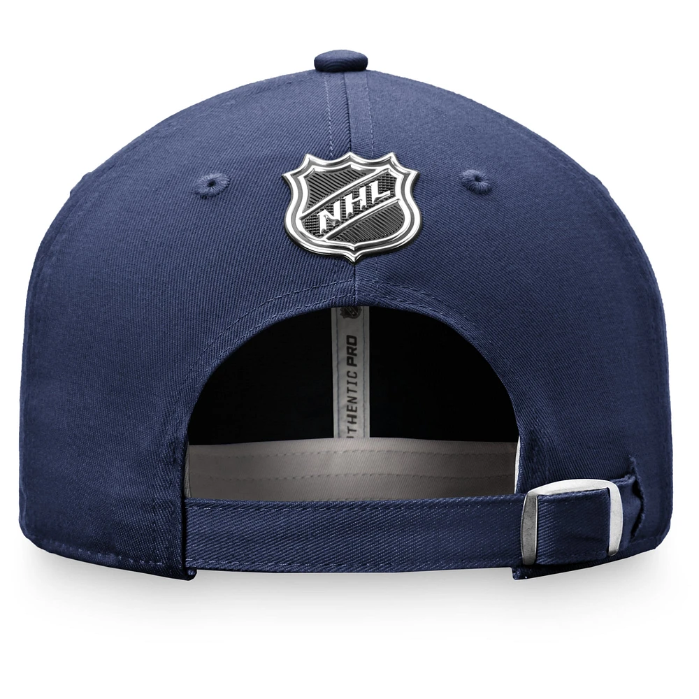 Women's Fanatics Navy Winnipeg Jets Authentic Pro Locker Room Adjustable - Hat