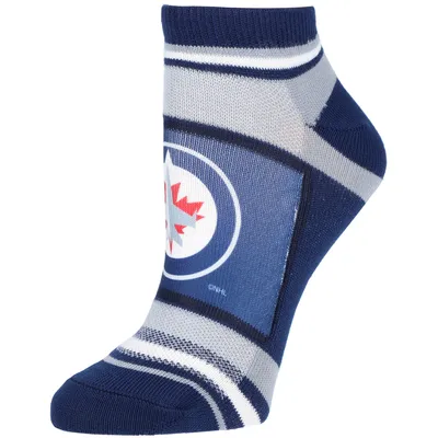 Winnipeg Jets For Bare Feet Women's Marquis Addition No Show Ankle Socks