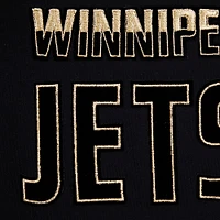 T-shirt carré Pro Standard noir des Jets de Winnipeg pour femmes