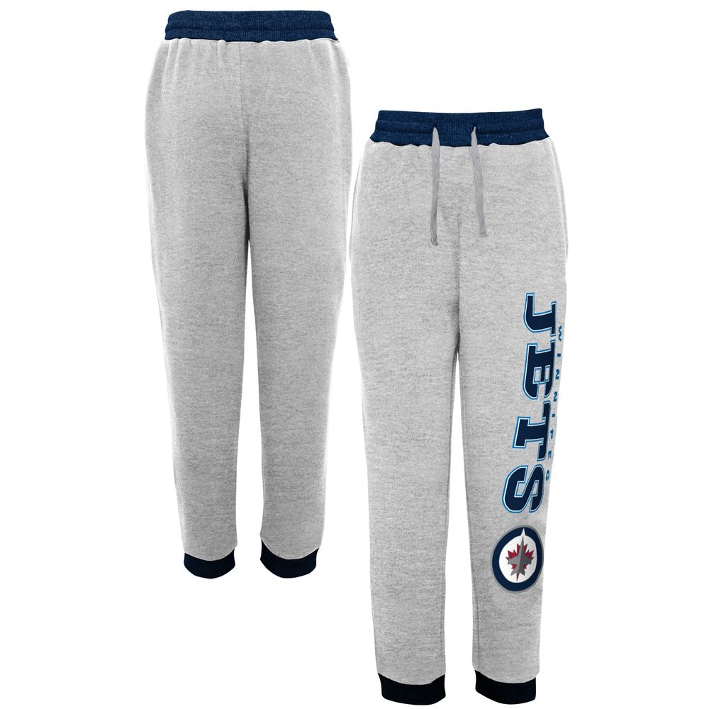 Youth Heathered Gray Winnipeg Jets Skilled Enforcer - Sweatpants