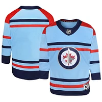 Youth  Light Blue Winnipeg Jets Anniversary Premier Jersey