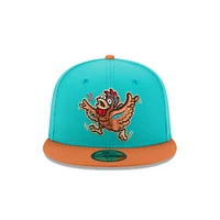 Casquette ajustée 59FIFTY pour homme New Era Turquoise Winston-Salem Dash Theme Nights