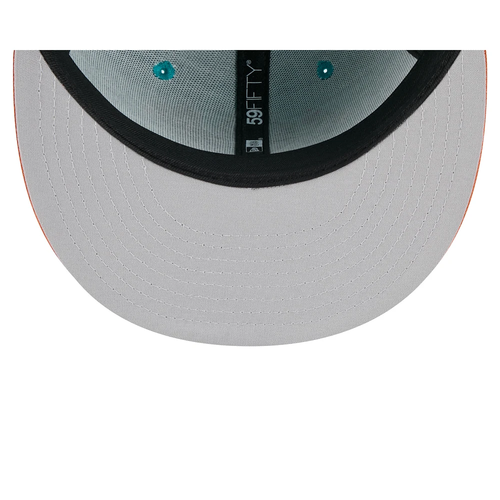 Casquette ajustée 59FIFTY pour homme New Era Turquoise Winston-Salem Dash Theme Nights