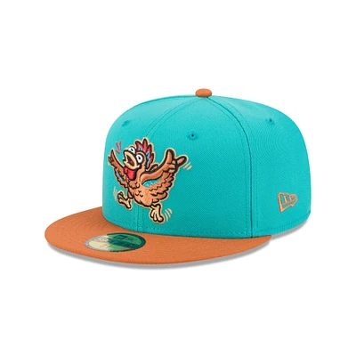 Casquette ajustée 59FIFTY pour homme New Era Turquoise Winston-Salem Dash Theme Nights