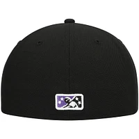 Casquette ajustée 59FIFTY Road Winston-Salem Dash Authentic Collection pour homme New Era noire