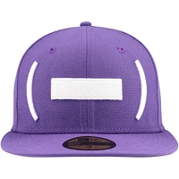 Casquette ajustée 59FIFTY violette Winston-Salem Dash Authentic Collection pour hommes