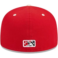 Men's New Era Red Winston-Salem Dash Theme Nights Flight  59FIFTY Fitted Hat