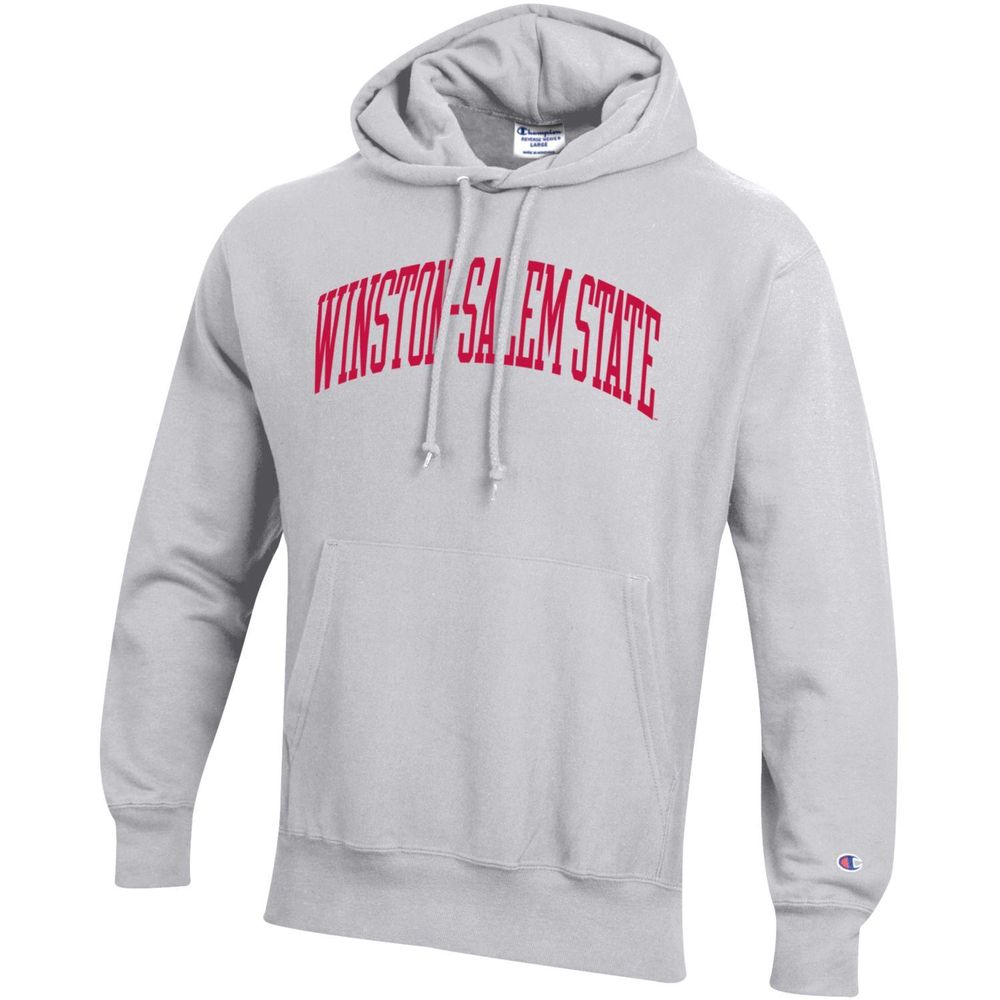 Men's Champion Winston-Salem State Rams Tall Arch Pullover Hoodie