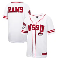 Men's Colosseum Winston-Salem State Rams Free Spirited Mesh Button-Up Baseball Jersey