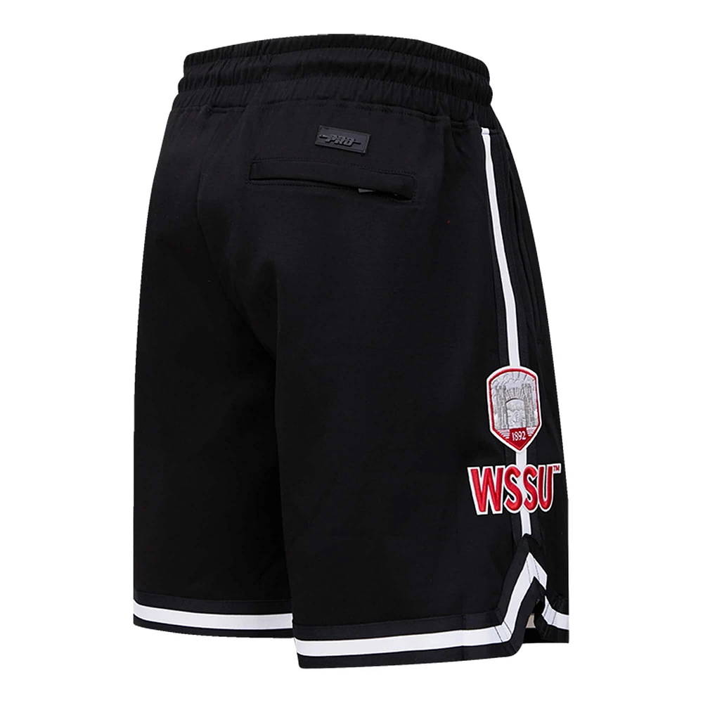 Men's Pro Standard Black Winston-Salem State Rams University Classic Shorts