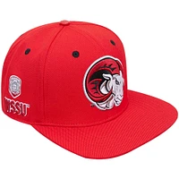 Casquette Snapback rouge Pro Standard pour homme avec logo de la mascotte Winston-Salem State Rams