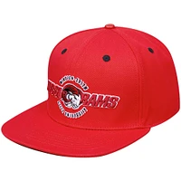 Casquette Snapback rouge Winston-Salem State Rams pour homme avec logo WSSL Pro Standard