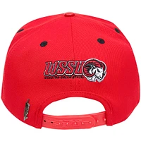 Casquette Snapback rouge Winston-Salem State Rams pour homme avec logo WSSL Pro Standard