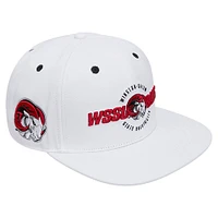 Casquette Snapback en laine blanche Pro Standard Winston-Salem State Rams pour homme