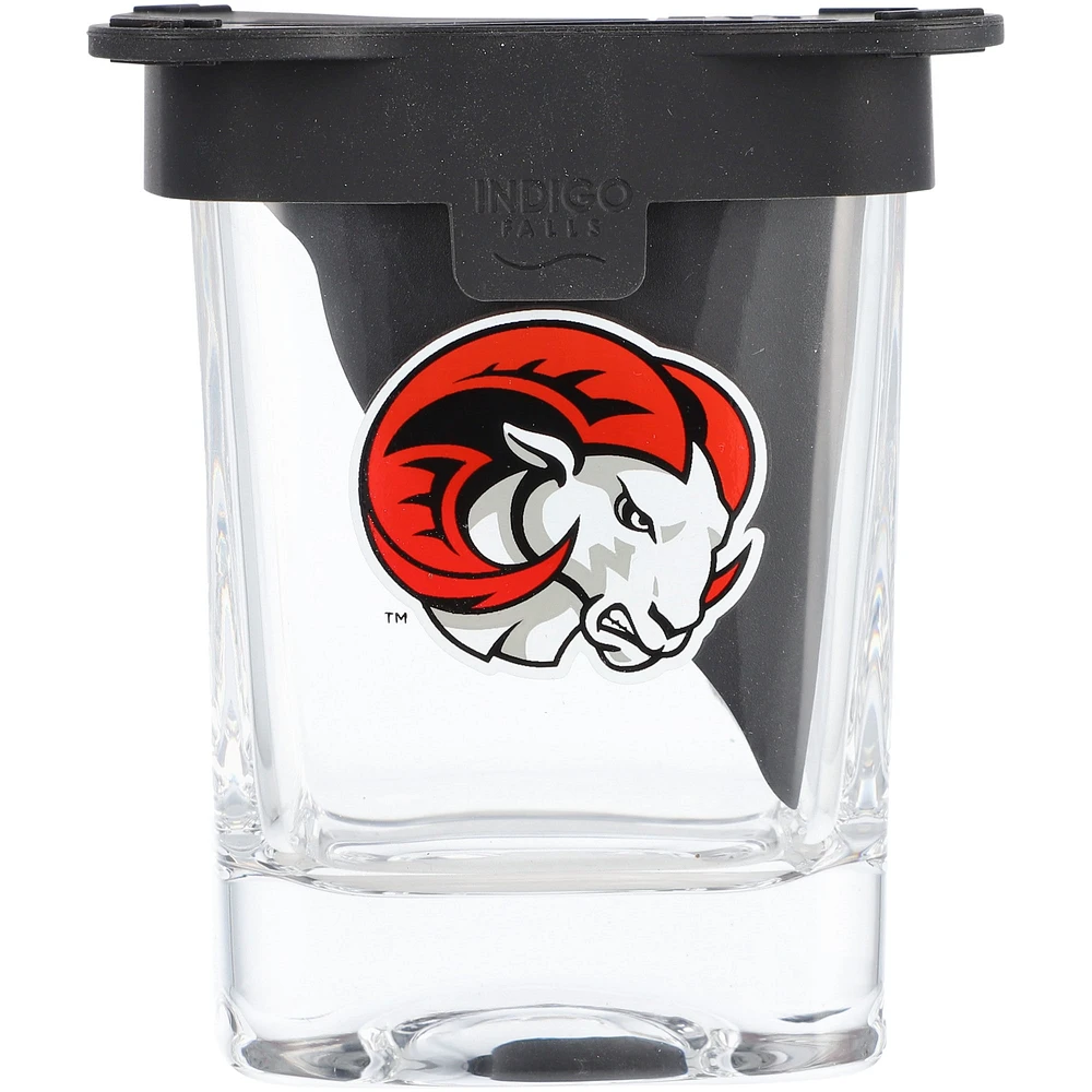 Winston-Salem State Rams 10oz. Ice Wedge Glass