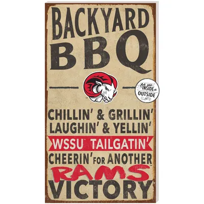 Winston-Salem State Rams 11'' x 20'' Indoor/Outdoor BBQ Sign