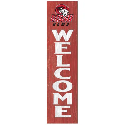Winston-Salem State Rams 12'' x 48'' Welcome Outdoor Leaner
