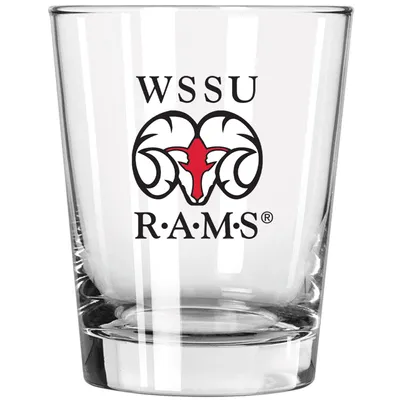 Winston-Salem State Rams 15oz. Double Old Fashioned Glass