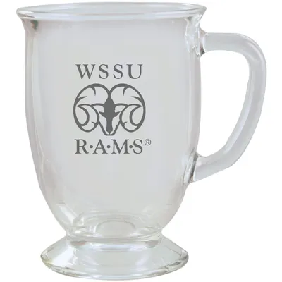 Winston-Salem State Rams 16oz. Cafe Glass Mug