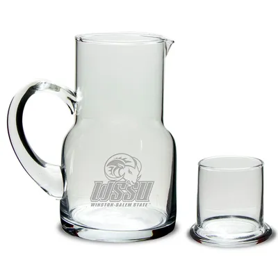 Winston-Salem State Rams Executive Water Carafe with Glass Top