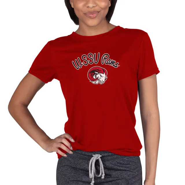 Lids Los Angeles Rams Concepts Sport Women's Gable Knit T-Shirt