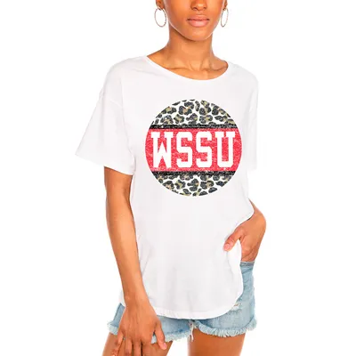 Winston-Salem State Rams Women's Scoop & Score Easy T-Shirt - White