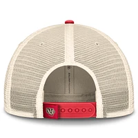 Men's Top of the World Red/Black Wisconsin Badgers Off-Road Trucker Adjustable Hat