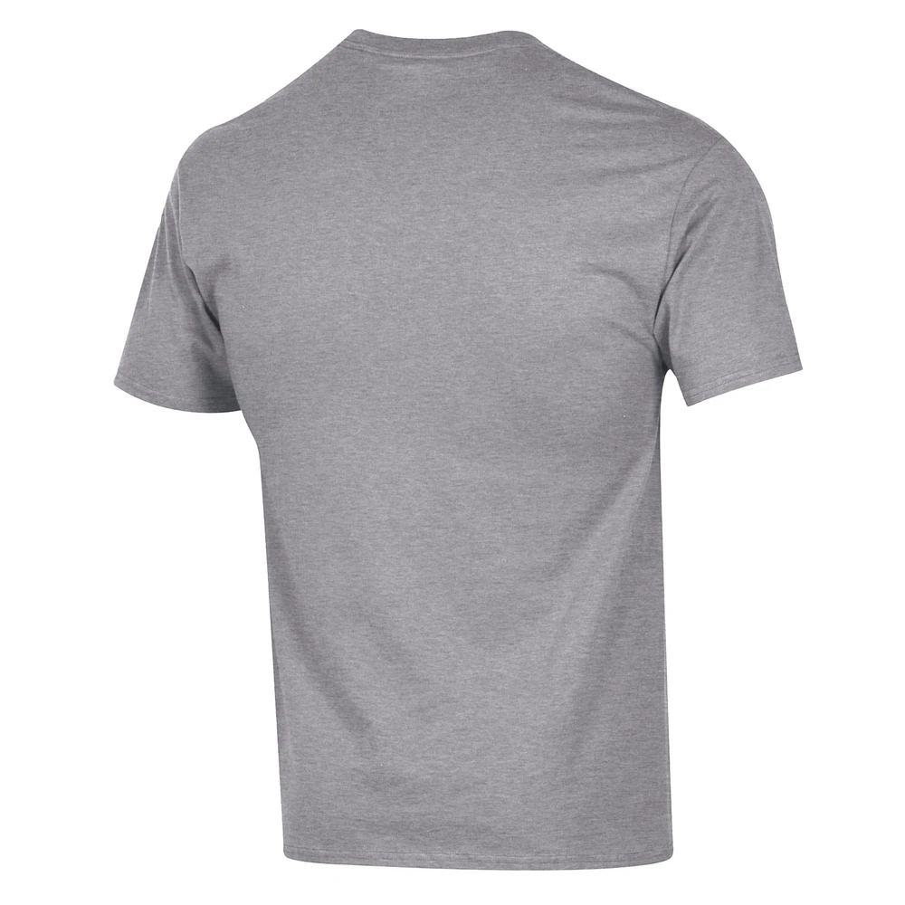 Men's Champion Gray Wisconsin Badgers 2025 NCAA Frozen Four Women's Ice Hockey Tournament Champions Locker Room T-Shirt