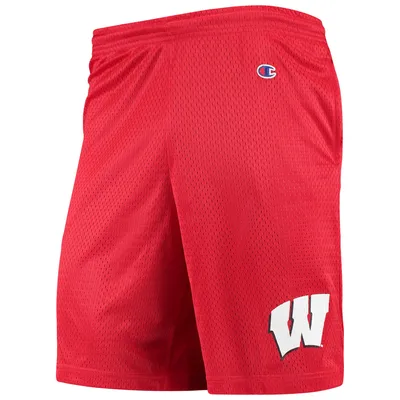 Wisconsin Badgers Champion College Mesh Shorts - Red