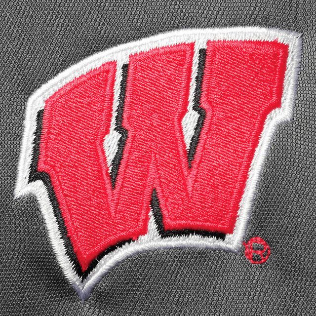 Veste à glissière quart-zip Gameday Badgers du Wisconsin pour hommes, rouge champion