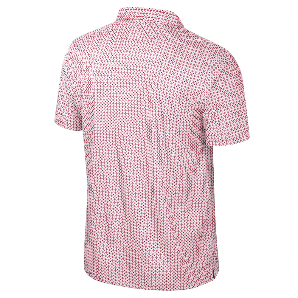 Polo Marty Rival pour homme Colosseum Red Wisconsin Badgers Big & Tall
