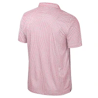 Polo Marty Rival pour homme Colosseum Red Wisconsin Badgers Big & Tall
